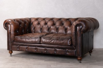 Brown Chesterfield 45° View